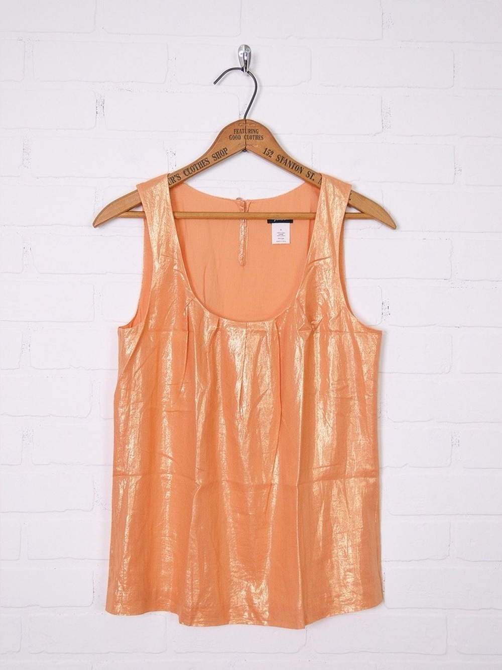 J. Crew Peach Cotton Tank Top